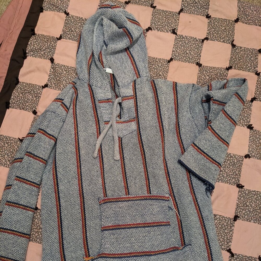 Tweed Vintage Pullover Hoodie